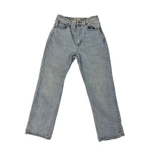 Abercrombie Fitch Ultra High Rise Ankle Straight Curve Love Jeans Size 26S